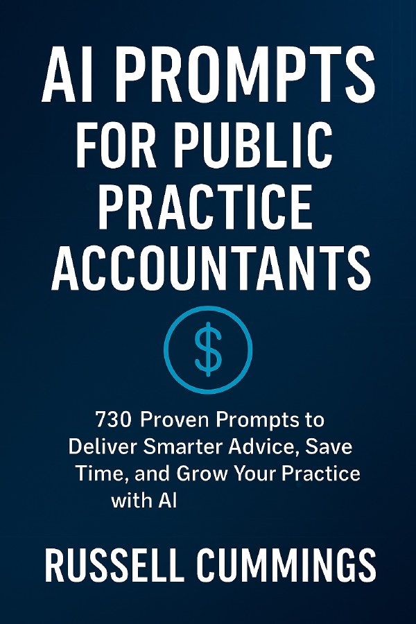 Cover: AI Prompts for Public Practice Accountants